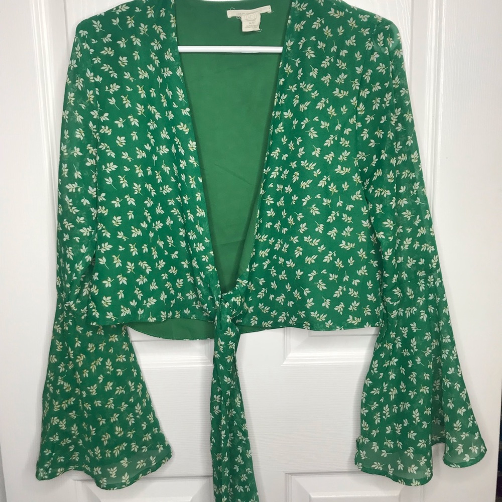 🎀3/$35 Urban Outfitters top with sheer sleeves🎀